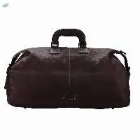 Goat Waxy Leather Overnighter Travel Duffle Bag