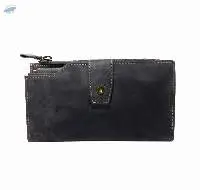 Cow Hunter Leather Handmade Ladies Clutch