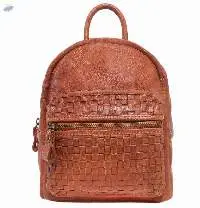 Cow Washed Leather Handmade Small Backpack