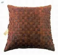 Cow VT Leather Handmade Pillow Cover