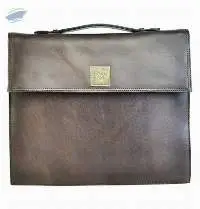 Cow Leather Gents Laptop Office Handbag