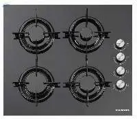 Electric 4 Burners Built In Gas Stove Glass