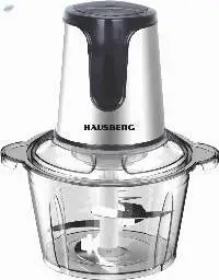 Electric Steel Food Processor With Glass Jar
