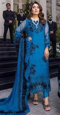 Pakistan Lawn Embroidery Suit  
