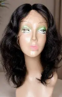 Virgin Front Lace Wig Natural Colour