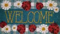 Printed Coir Mat With PVC Backing