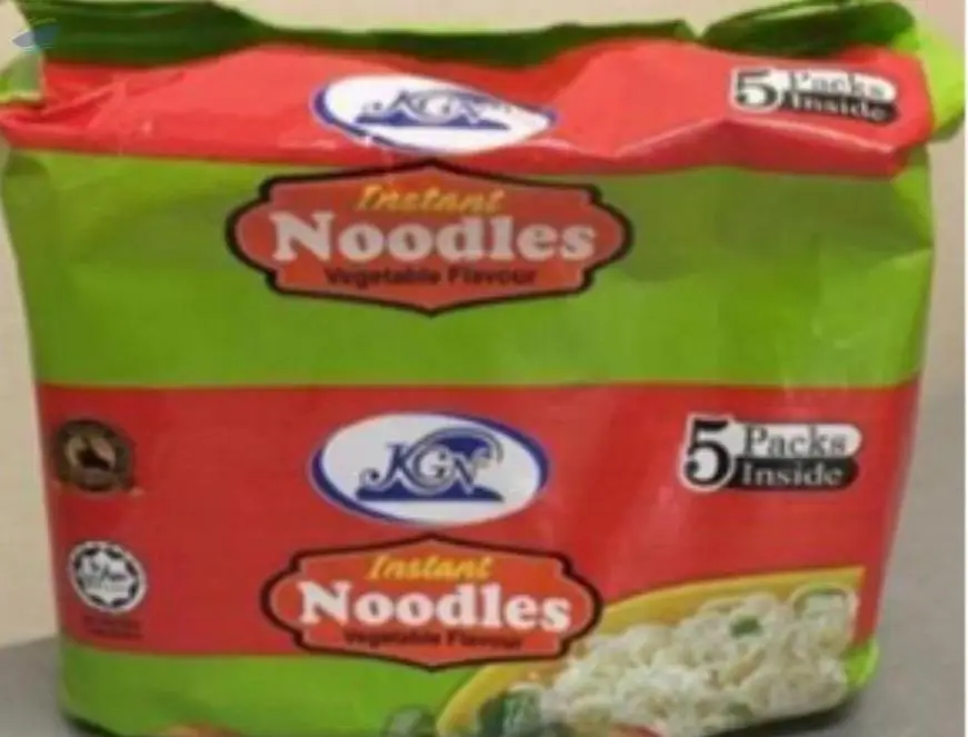 Kgn Vegetable Flavour 5pk Noodles