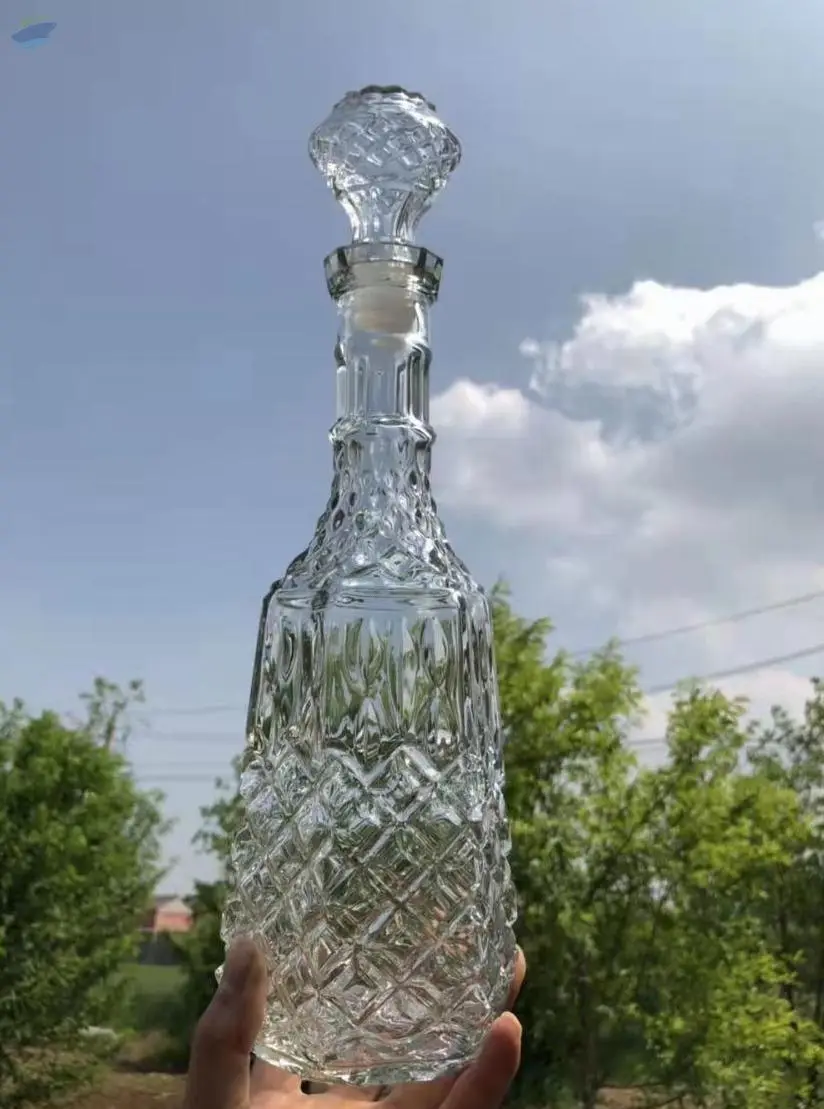 Glass Wine Bottle Set