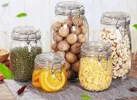 Glass Sealed Jar, Food Sealed, Honey Sealed