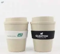 Degradable Bamboo Fiber Wheat Stalk Coffee Cup
