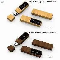 Wood Light Up USB Flash Drive