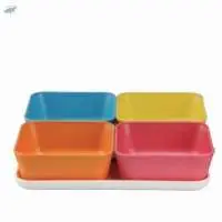 Biodegradable/Square Cake Bowl(With Bracket)