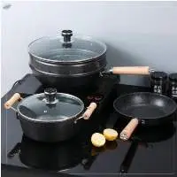 6-PC, Non-Stick, Pots and Pans Set