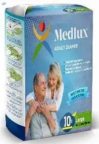 Medlux Adult Diaper 10 Pcs Package