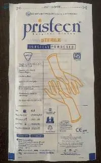 Powdered Latex Surgical Gloves - Cut Open pack