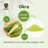 Organic Okra, Pandanus, Papaya (Fresh+Powder)