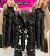 Single Donor 5x5 Closure Curly Hair Bundles