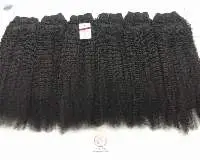Kinky Curly Hair Extension Raw Human Hair