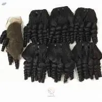 Raw Indian Hair Ring Curly Hair Bundles