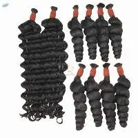 100% Vietnamese Real Human Curly Hair Bulk
