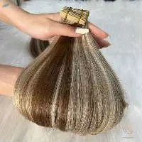 Double Drawn Human Hair Stitched Tape Extension