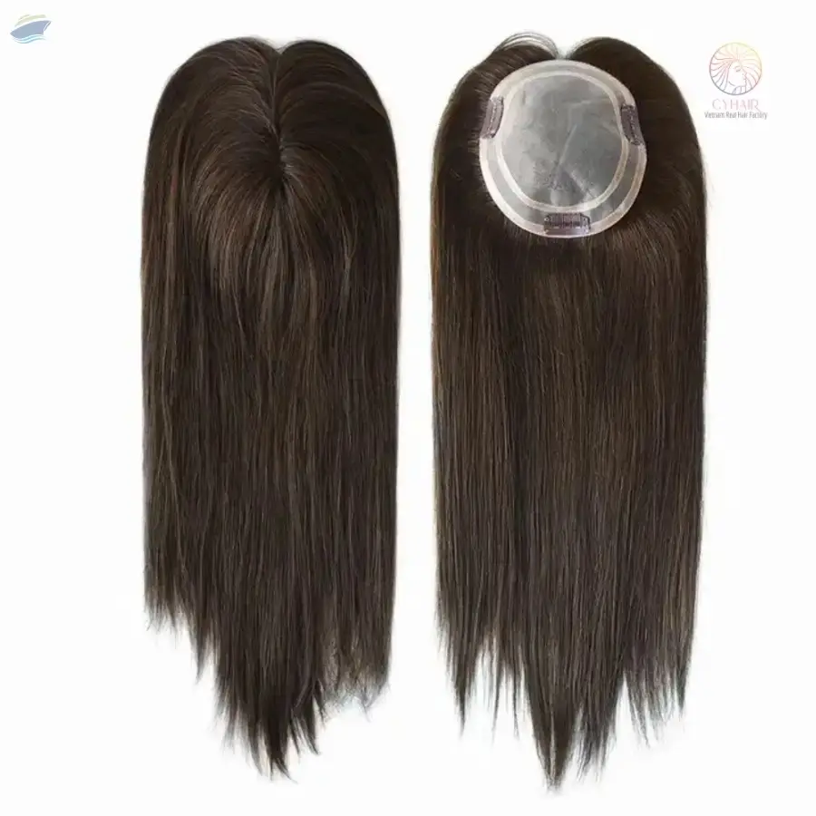 100% Vietnamese Real Human Hair Touper For Women