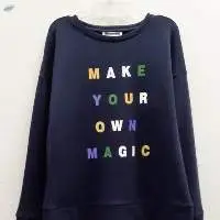 Lounge Sweatshirt With Text Print