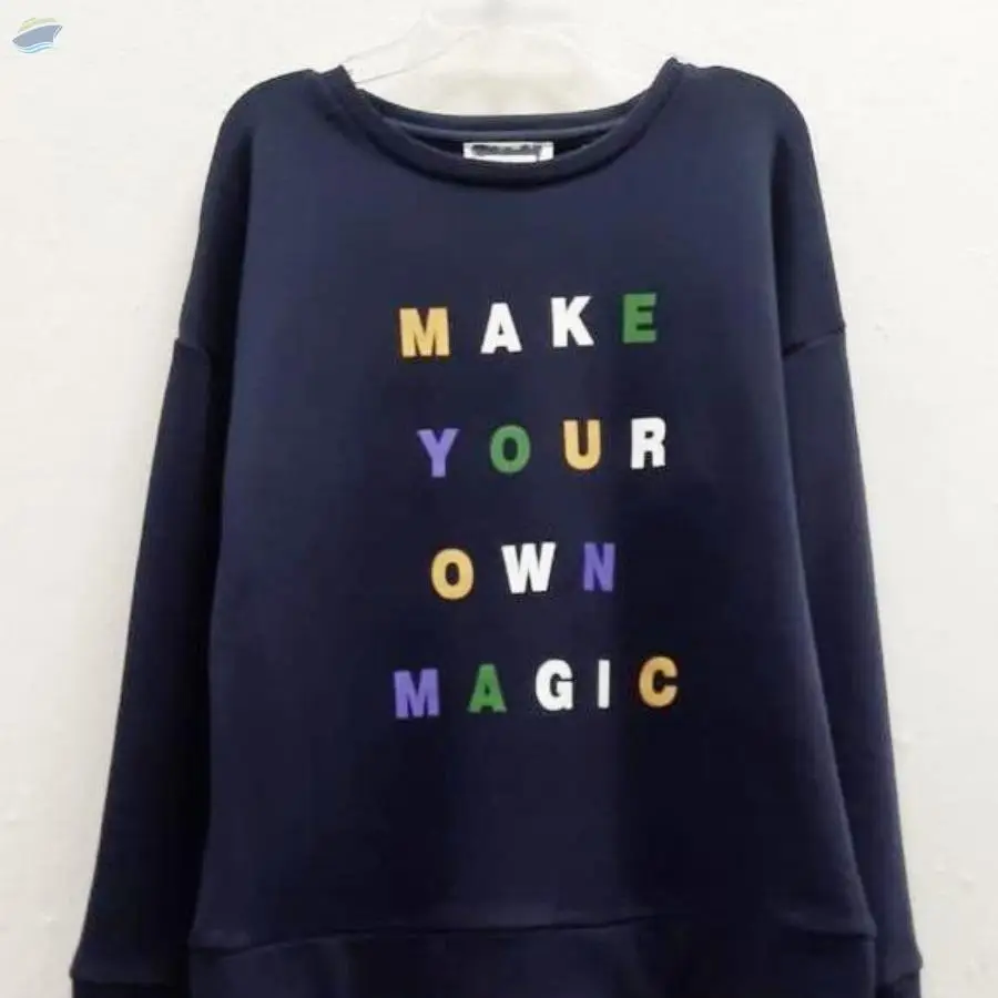 Lounge Sweatshirt With Text Print