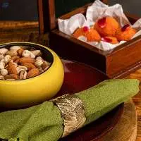 Sojitra Mango Leaf Napkin Rings (Set Of 2)
