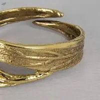 Sojitra Twin Leaf Napkin Rings (Set Of 2)