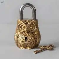 Vintage Owl Lock