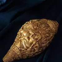 Adishakti Decorative Brass Conch