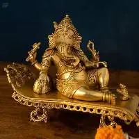Harmonious Reclining Ganesha