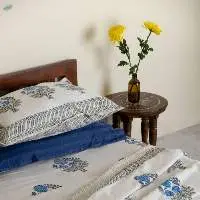 Blue Dahlias Duvet