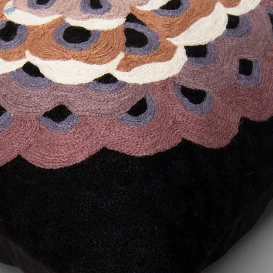 Afshar Embroidered Cushion Cover (20''X20")