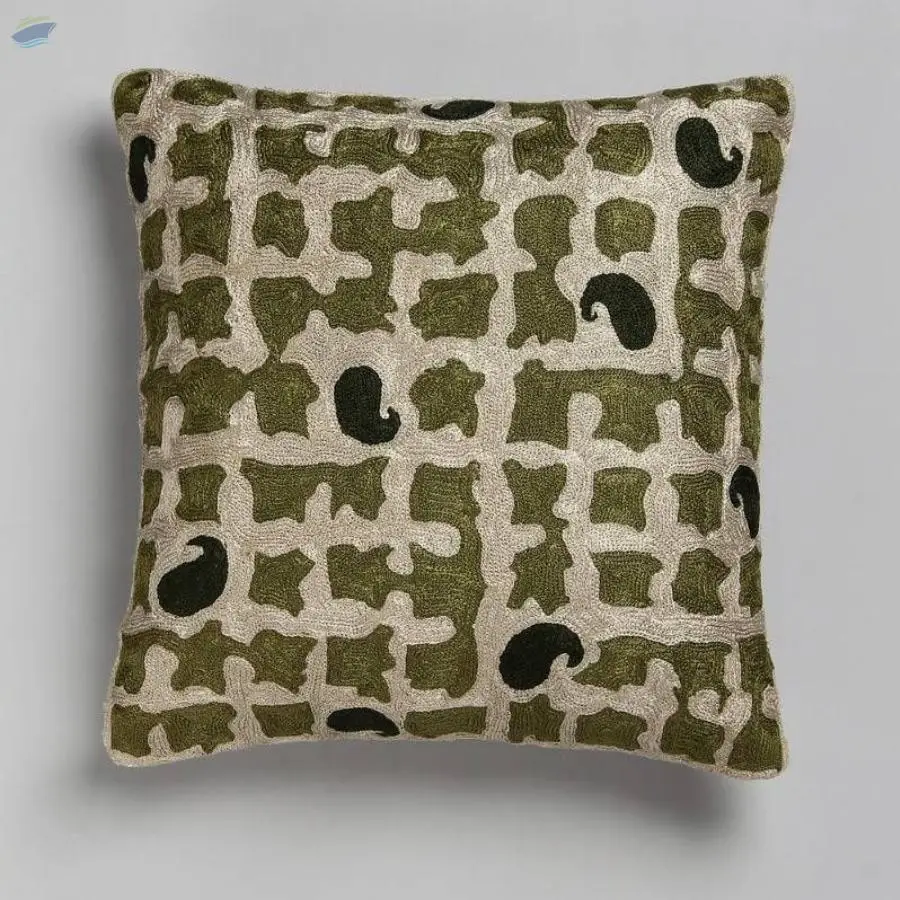 Rabia Maze Cushion Cover (16''X16")