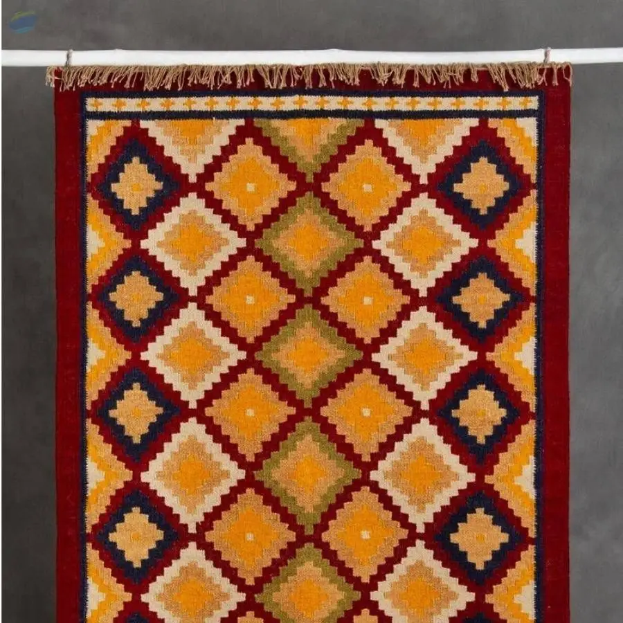 Peetambar Hand-Woven Rug (5ft X 3ft)