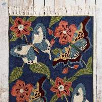 Zuberi Floral Rug (3ft X 2ft)