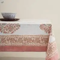 Paili Block Print Table Cover - 6 Seater