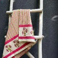 Elsie Block Print Towel
