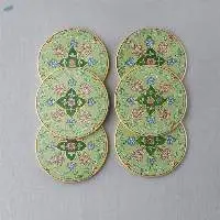 Jade Hand-Painted Coasters