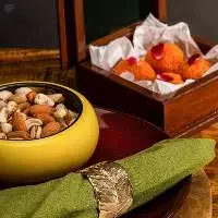 Sojitra Mango Leaf Napkin Rings (Set Of 2)