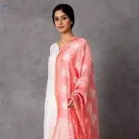 Barha Shibori Chanderi Dupatta