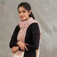 White Handwoven Muffler