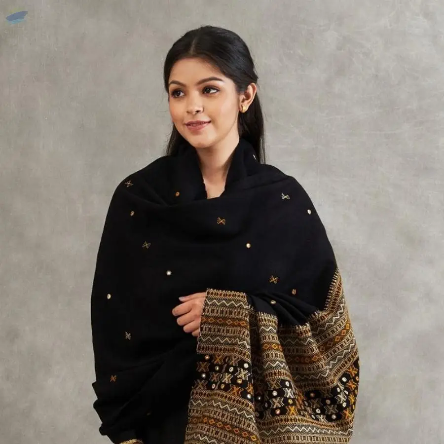Jamka Handwoven Shawl