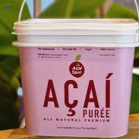 Acai Sorbet with Guarana Puree