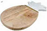 Mango Wood / Stone Serving Board D-000115A