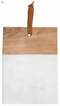 Mango Wood / Stone Serving Board D-000116