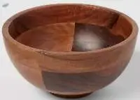 Wooden Serving Bowl D-000134