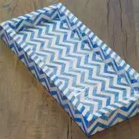 Wood / Resin Decorative  Tray With Handle